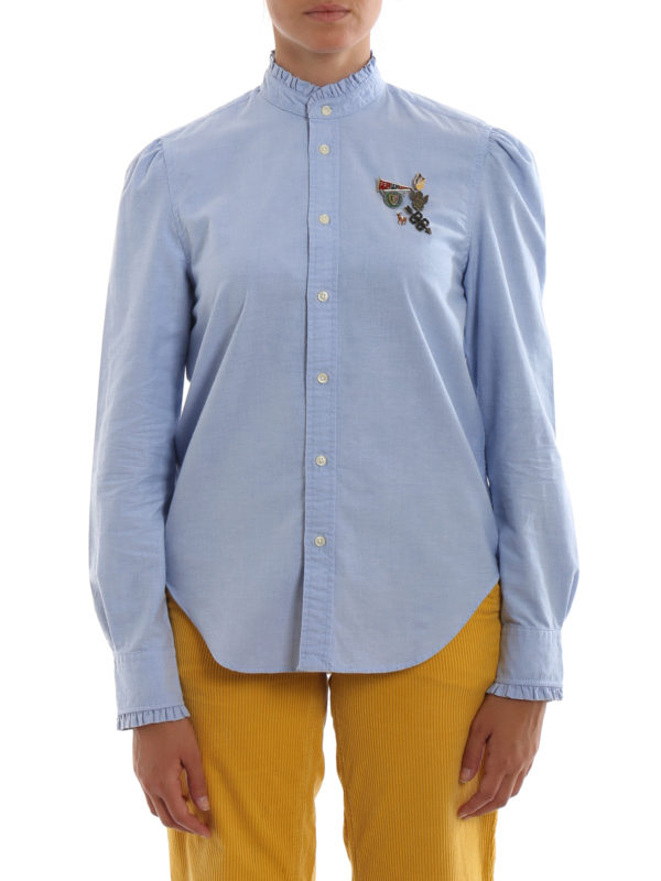 iKRIX POLO RALPH LAUREN: shirts - Logo brooch shirt