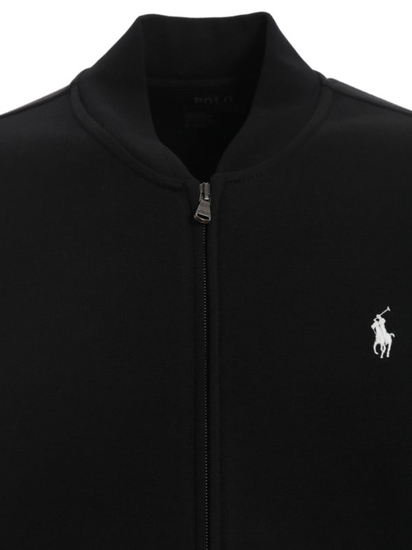 Polo Ralph Lauren Logo black cotton blend sweatshirt
