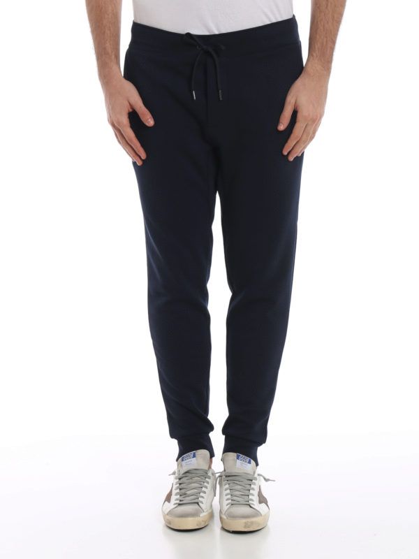 Black ralph lauren tracksuit bottoms sale