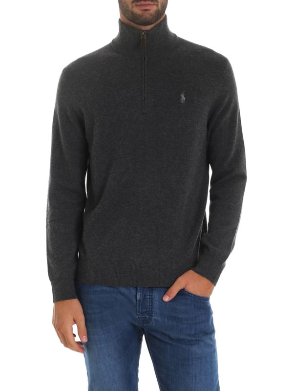 iKRIX POLO RALPH LAUREN: Turtlenecks & Polo necks - Wool zipped turtleneck sweater