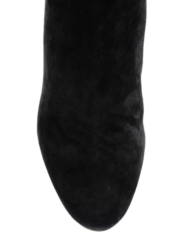 iKRIX PRADA: ankle boots - Black suede platform booties