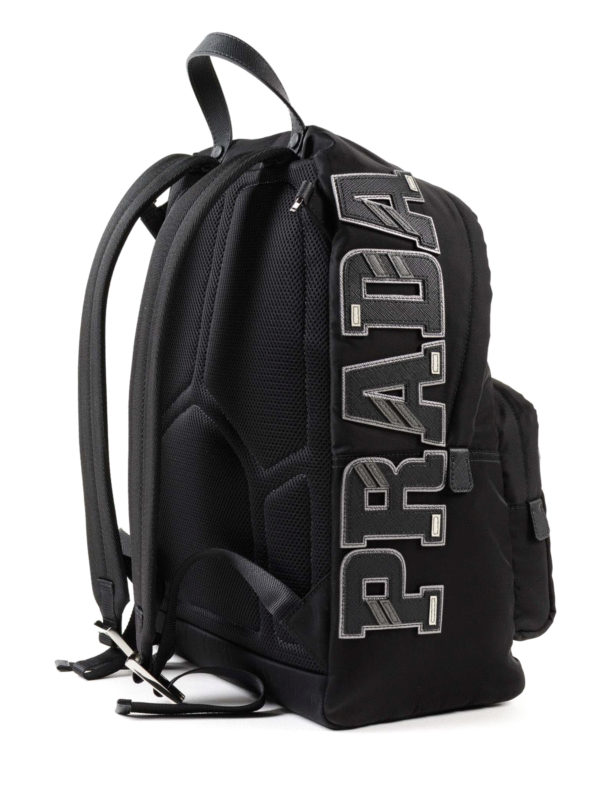 iKRIX PRADA: backpacks - Saffiano logo nylon backpack