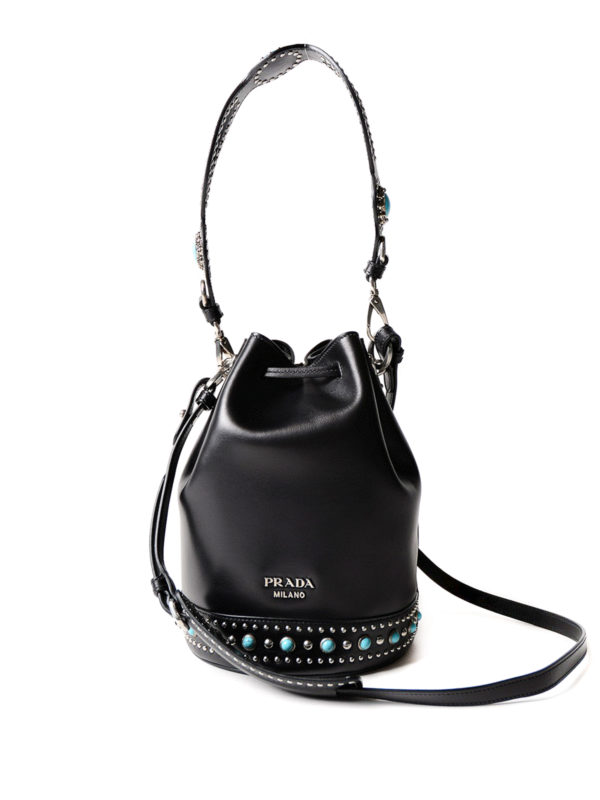 【関税＆送料込み】Prada Bucket Bags Black Prada Darling Leather Mini Bucket Bag | PRADA
