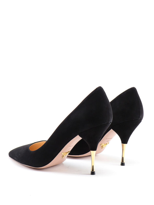 iKRIX PRADA: court shoes - Black suede pumps