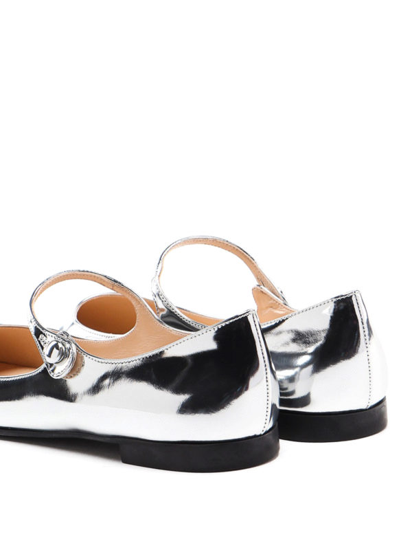iKRIX PRADA: flat shoes - Metallic leather flats