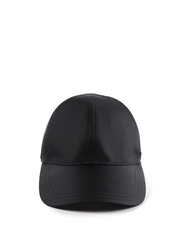 iKRIX PRADA: hats & caps - Black nylon baseball cap