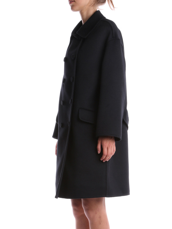 iKRIX PRADA: knee length coats - Double-breasted coat