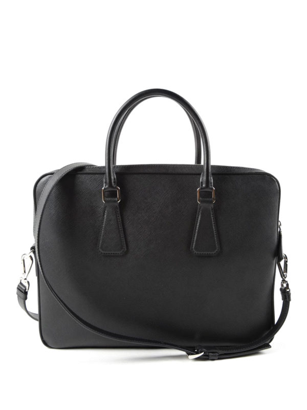 iKRIX PRADA: ラップトップケース＆ブリーフケース - ラップトップバッグ/ブリーフケース - 黒