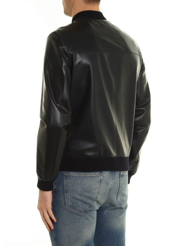 iKRIX PRADA: leather jacket - Reversible bomber jacket