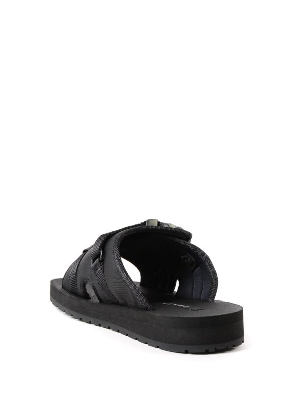 Prada Linea Rossa Nylon sandal with cross over straps