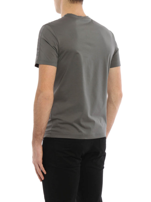 iKRIX PRADA LINEA ROSSA: t-shirts - Nylon detailed basic Tee