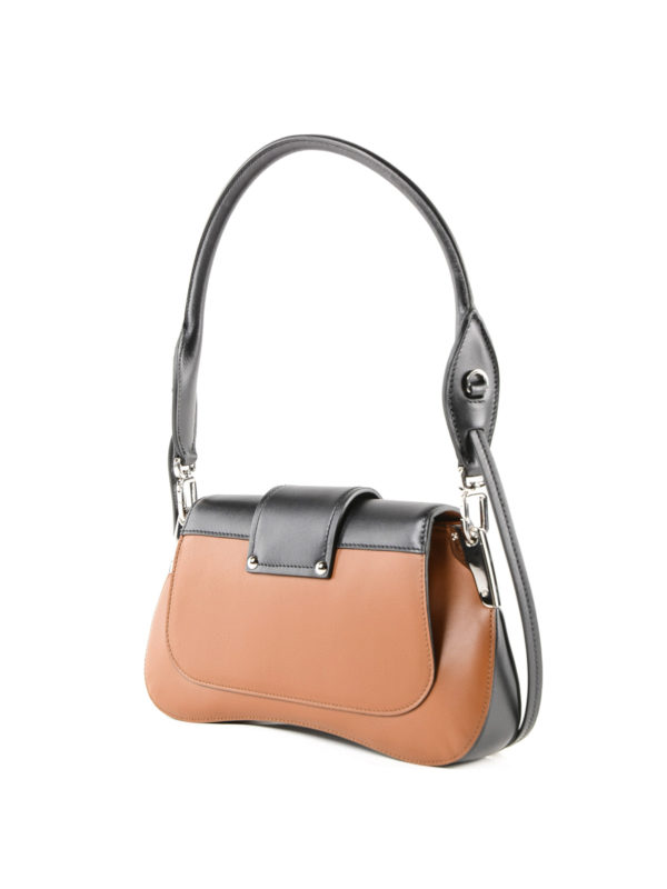 iKRIX PRADA: shoulder bags - Sidonie two-tone leather shoulder bag