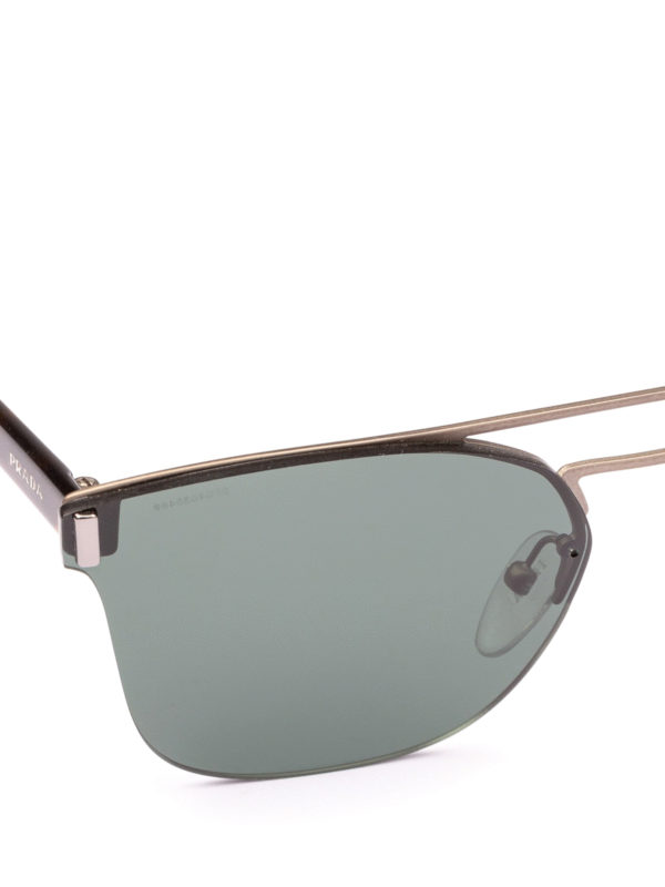 iKRIX PRADA: sunglasses - Half frame double bridge butterfly sunglasses