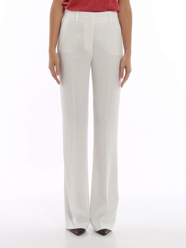 iKRIX PRADA: Tailored & Formal trousers - Satin sablé trousers