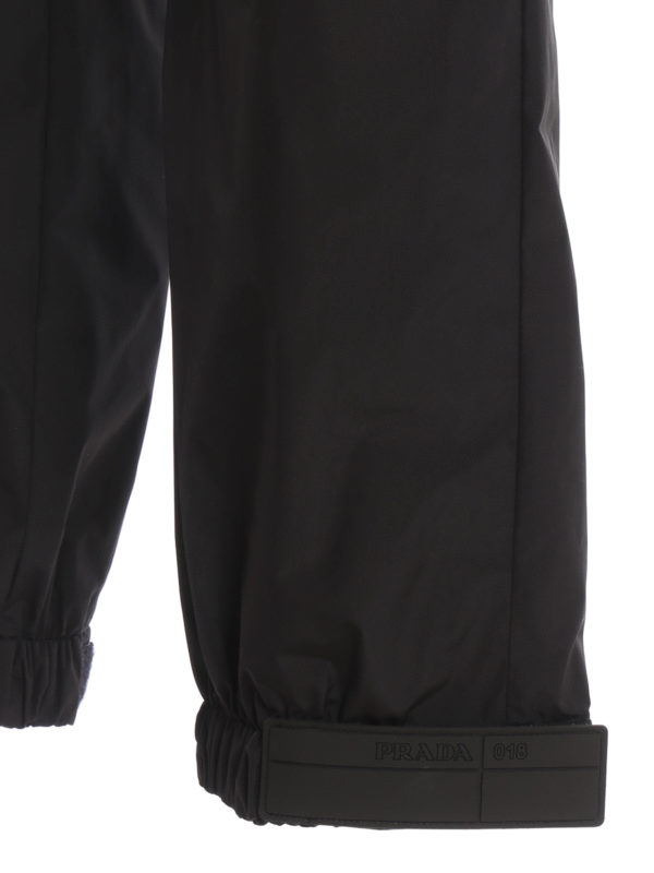 iKRIX PRADA: tracksuit bottoms - Tech poplin pull-on trousers