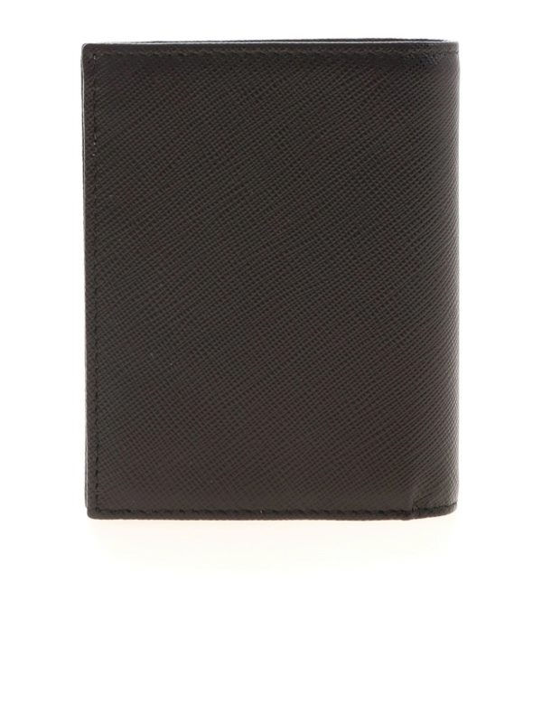 iKRIX PRADA: wallets & purses - Logo lettering wallet in black