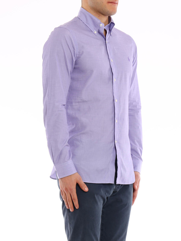 iKRIX RALPH LAUREN: shirts - Cotton slim fit shirt with logo