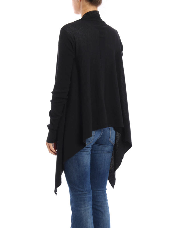 iKRIX RICK OWENS HUN: cardigans - Wool open cardigan