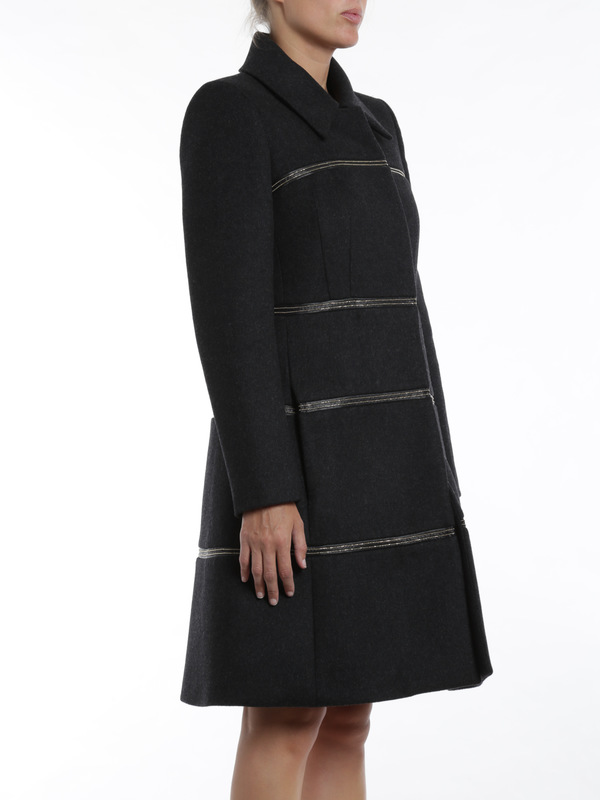 iKRIX ROBERTO CAVALLI: knee length coats - Studded coat