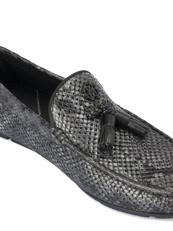 iKRIX ROBERTO CAVALLI: Mocassins & Chaussures bateau - Mocassin  - Gris