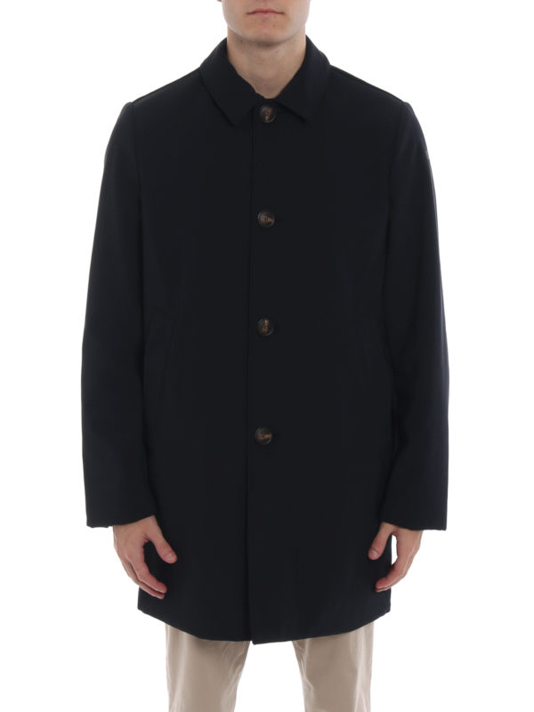 iKRIX RRD: padded coats - Dark blue super matt stretch Thermo Coat