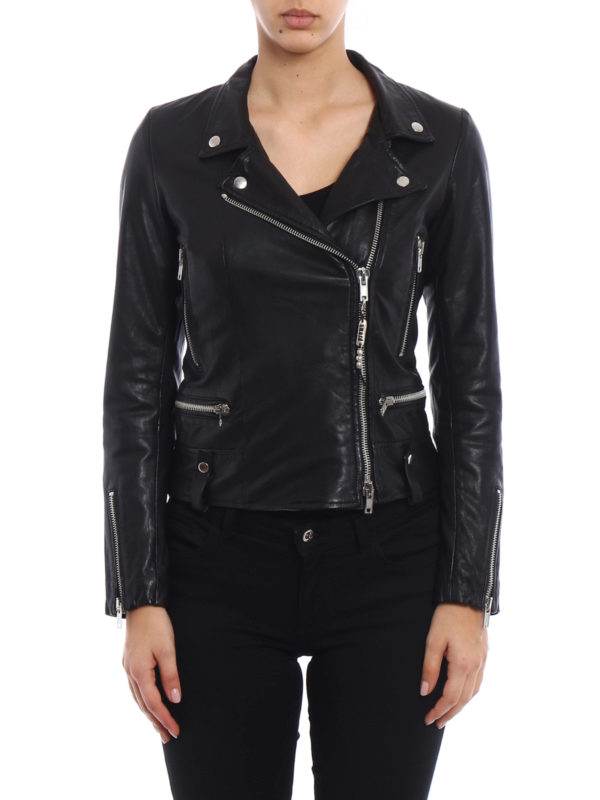 iKRIX S.W.O.R.D 6.6.44: leather jacket - Soft leather fitted jacket