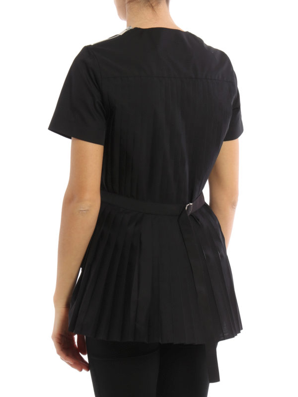 iKRIX Sacai: blouses - Pleated back blouse