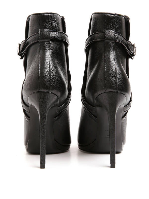 iKRIX SAINT LAURENT: Stiefeletten - Peeptoe-Stiefeletten