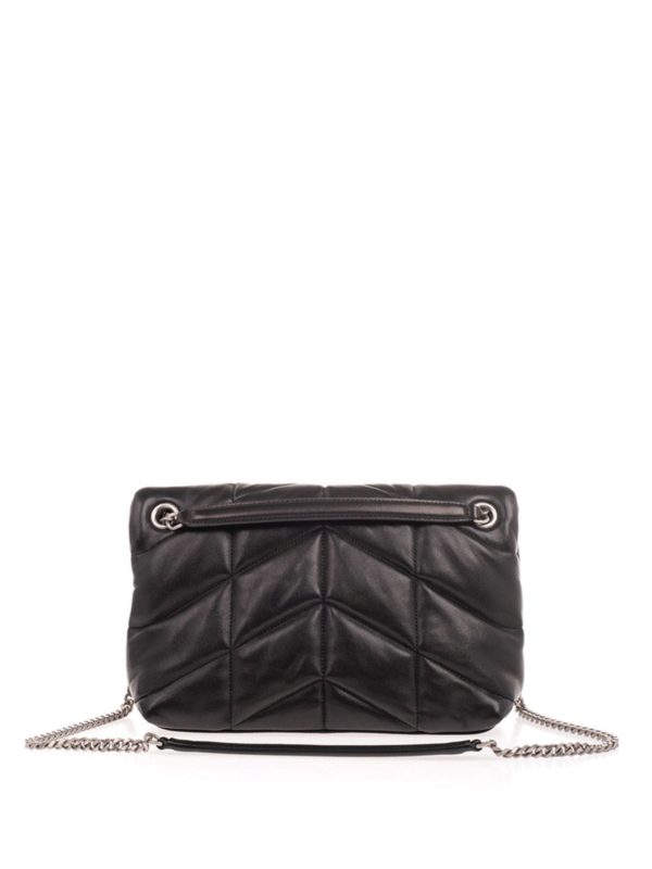 iKRIX SAINT LAURENT: cross body bags - Loulou Puffer small bag in black