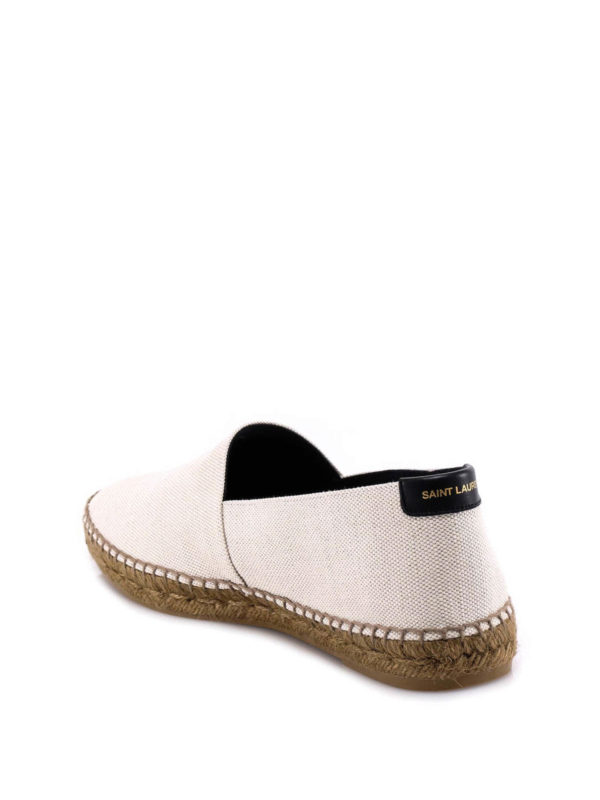 iKRIX SAINT LAURENT: espadrilles - Canvas-linen blend espadrilles
