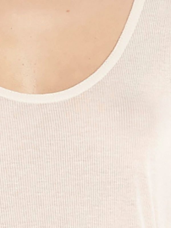iKRIX SAINT LAURENT: tops & shirts - Semi transparent top in ivory