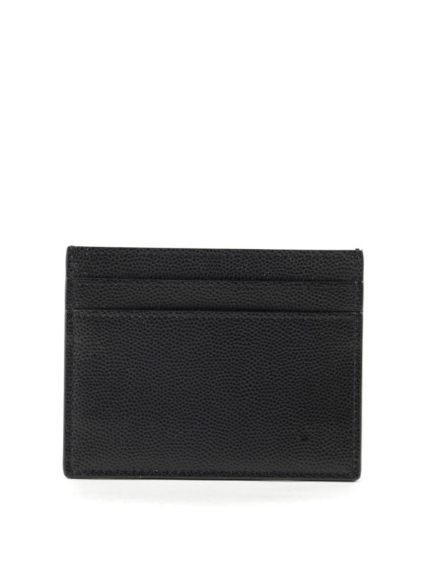 iKRIX SAINT LAURENT: wallets & purses - Leather logo embossed card holder