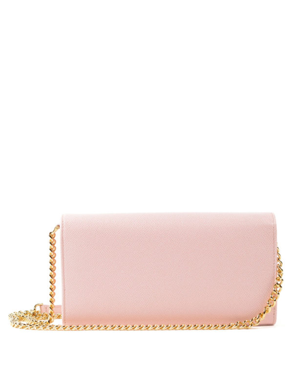 iKRIX SALVATORE FERRAGAMO: clutches - Gancini pink leather wallet bag