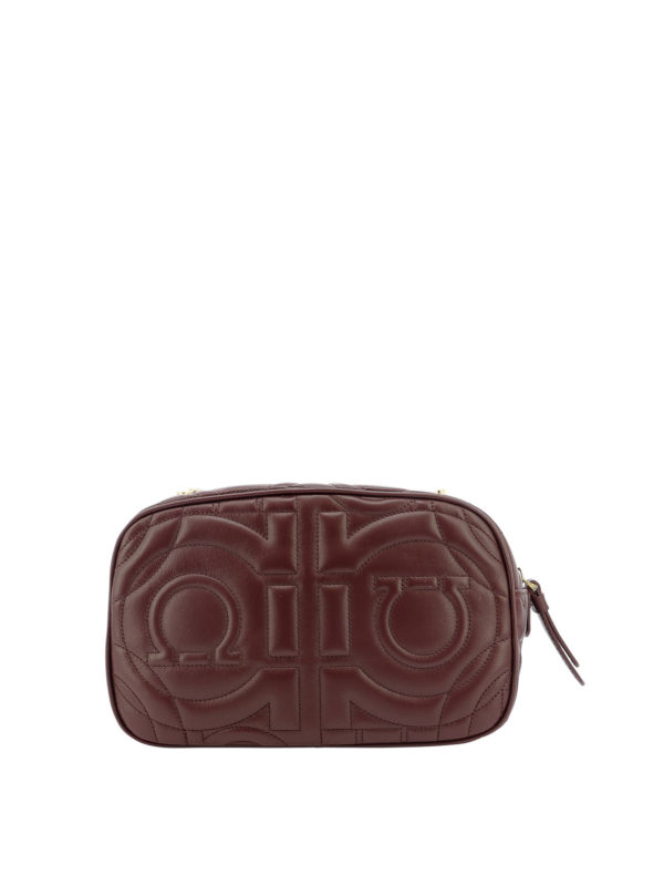 iKRIX SALVATORE FERRAGAMO: cross body bags - Gancini quilted camera bag