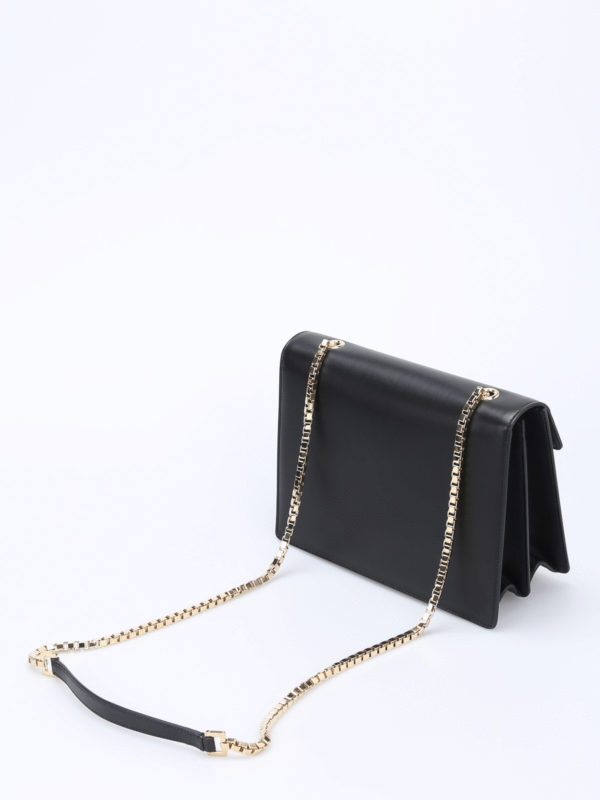 Salvatore Ferragamo THALIA bag 2018 SS新品 Ferragamo Thalia leather cross body bag - Black|21G671675454