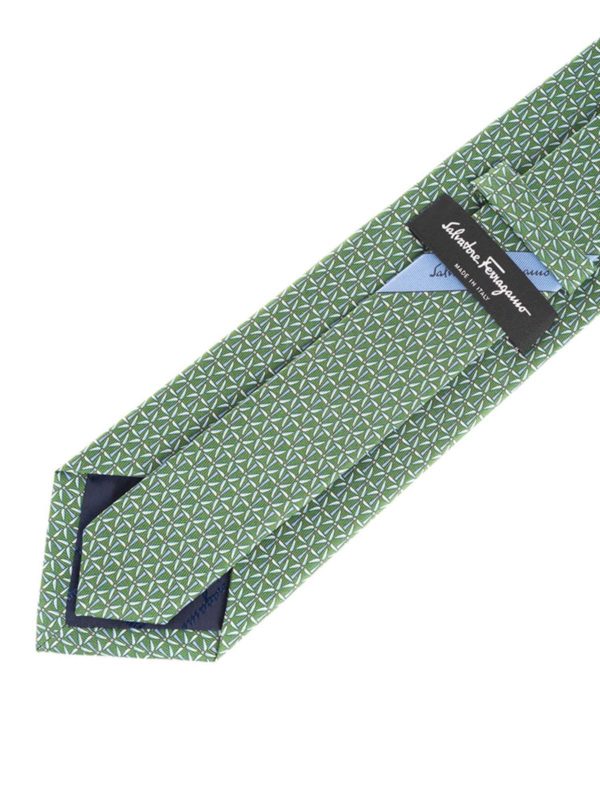iKRIX SALVATORE FERRAGAMO: Corbatas y pajaritas - Corbata - Verde