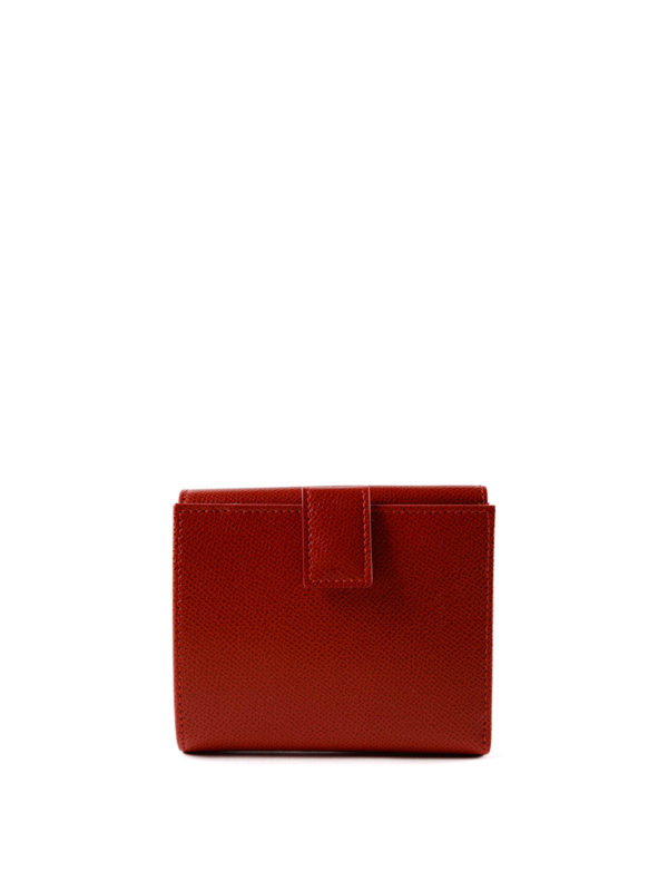 iKRIX SALVATORE FERRAGAMO: wallets & purses - Gancini burgundy small wallet