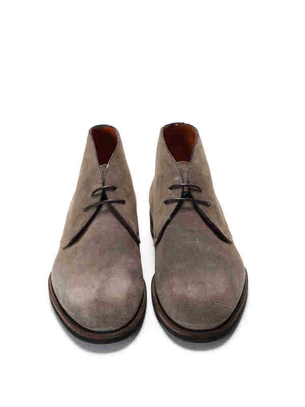 iKRIX SANTONI: ankle boots - Suede lace-up shoes