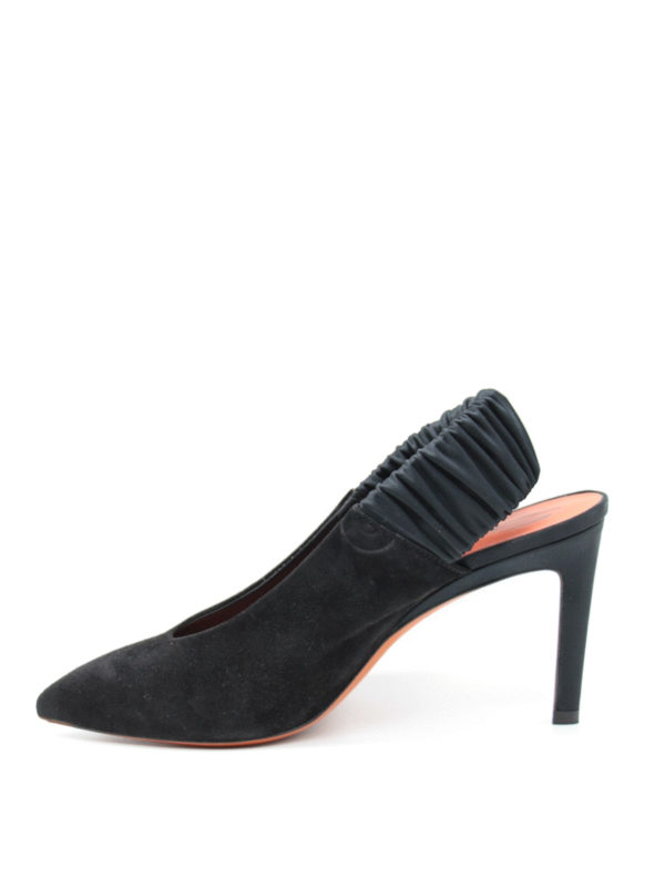 iKRIX SANTONI: court shoes - Suede slingback pumps