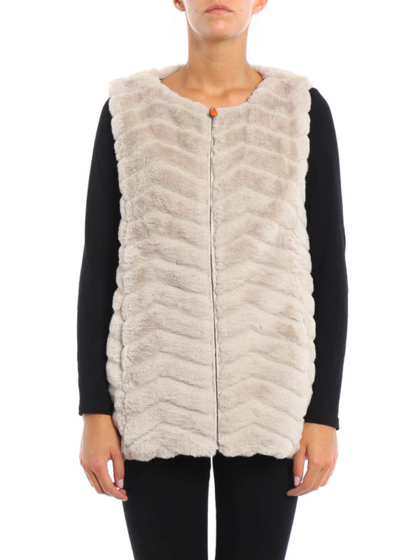 iKRIX Save The Duck: Pellicce e montoni - Gilet reversibile in ecopelliccia