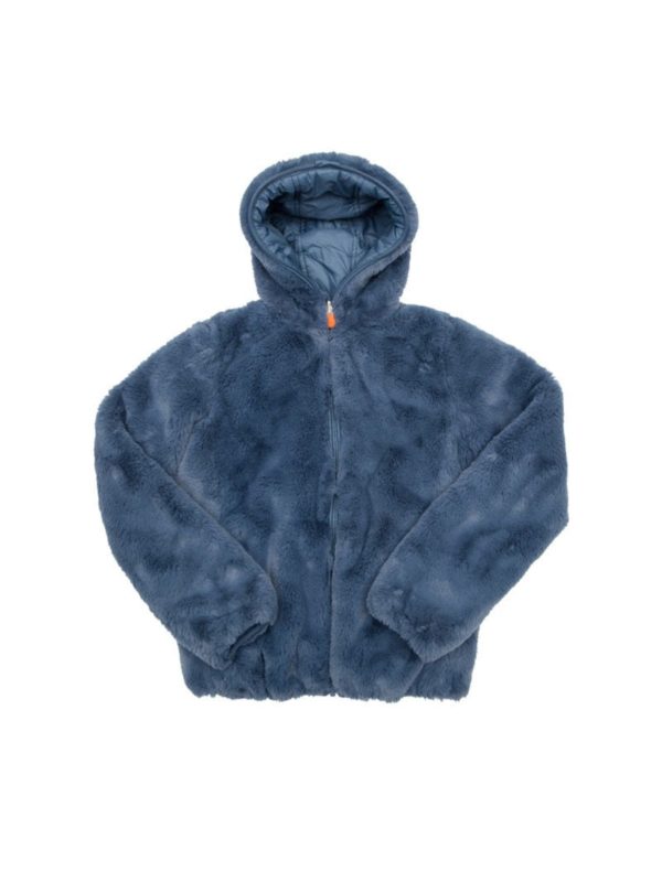 iKRIX Save The Duck: Lange Daunenmäntel - Daunenmantel - Hellblau