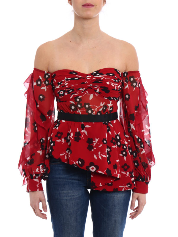 iKRIX Self Portrait: Blouses - Blouse - Rouge