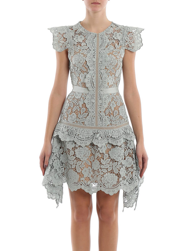 iKRIX Self Portrait: short dresses - Macramé short dress