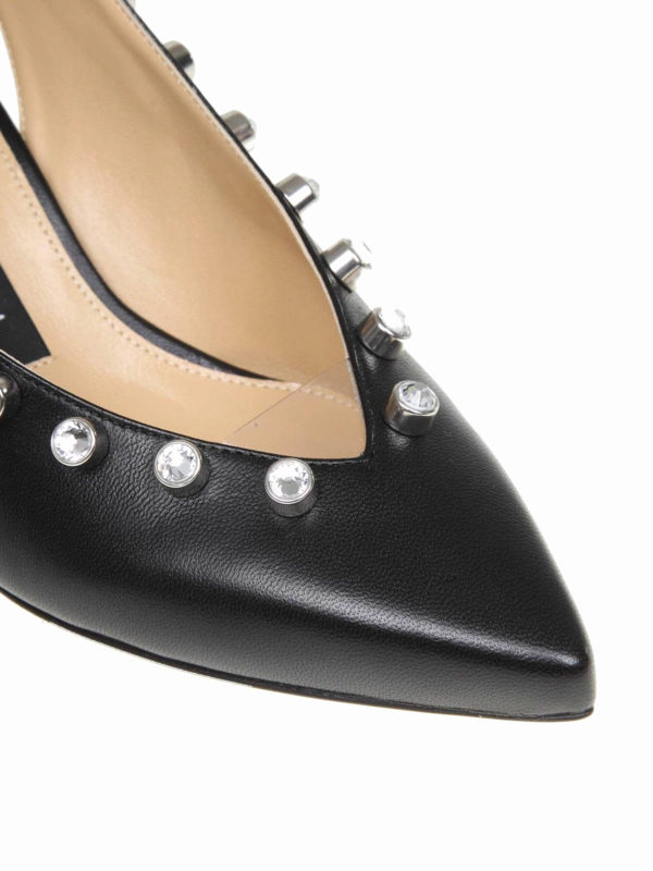 iKRIX SERGIO ROSSI: court shoes - Sr Milano black slingbacks
