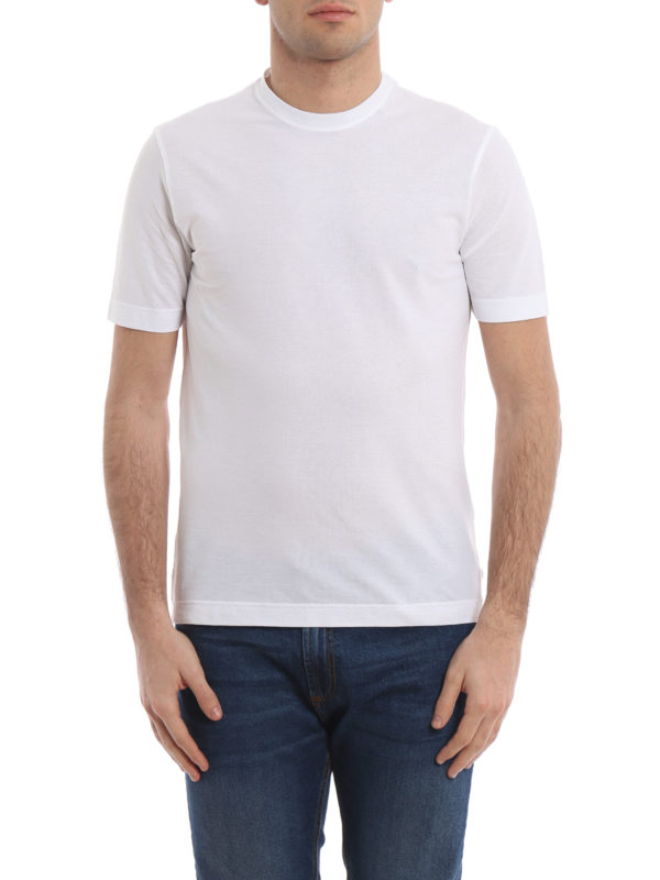 iKRIX SLOWEAR ZANONE: t-shirts - White crew neck T-shirt