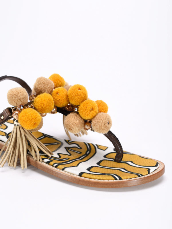 iKRIX Sofia M.: sandals - Erica pompom sandals