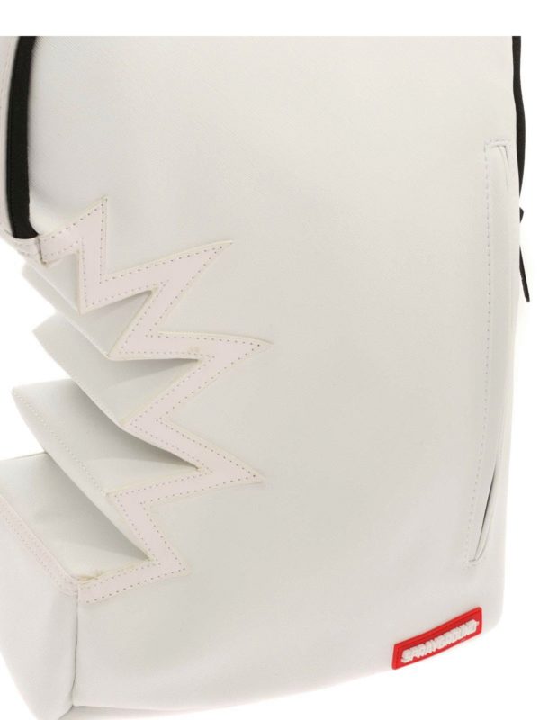 iKRIX SPRAYGROUND: backpacks - Shark Bite Limited Edition backpack in white