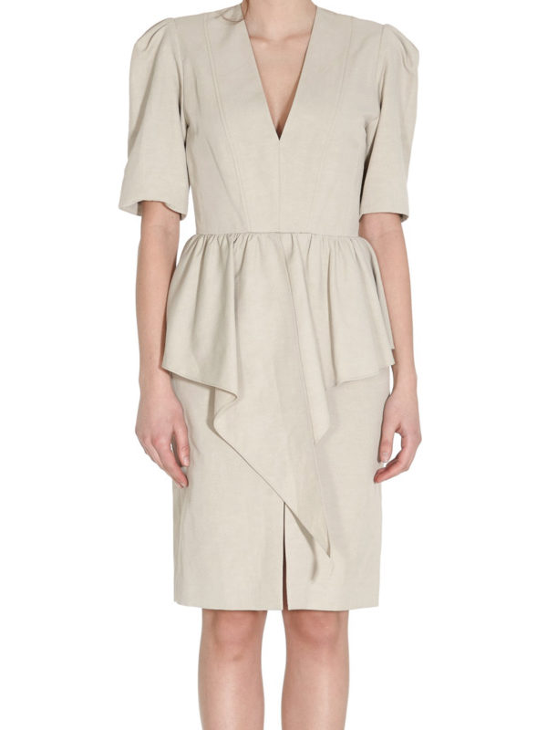 iKRIX STELLA McCARTNEY: cocktail dresses - Short sleeve peplum dress