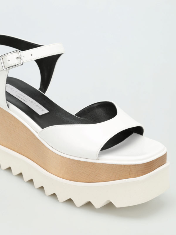 iKRIX STELLA McCARTNEY: sandals - Felik wood wedge sandals
