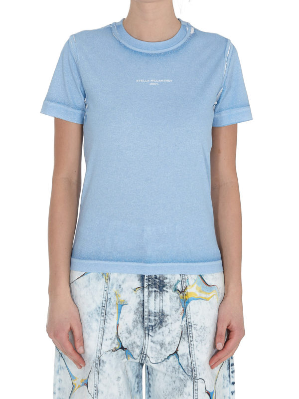 iKRIX STELLA McCARTNEY: T-shirts - T-Shirt - Hellblau